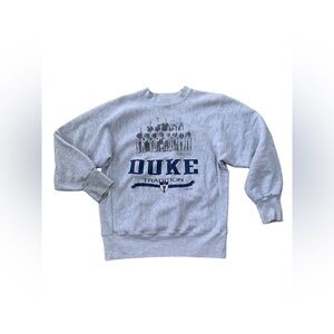 Vintage 1991 Midland Sport Size Medium Duke Tradition Crewneck Sweatshirt